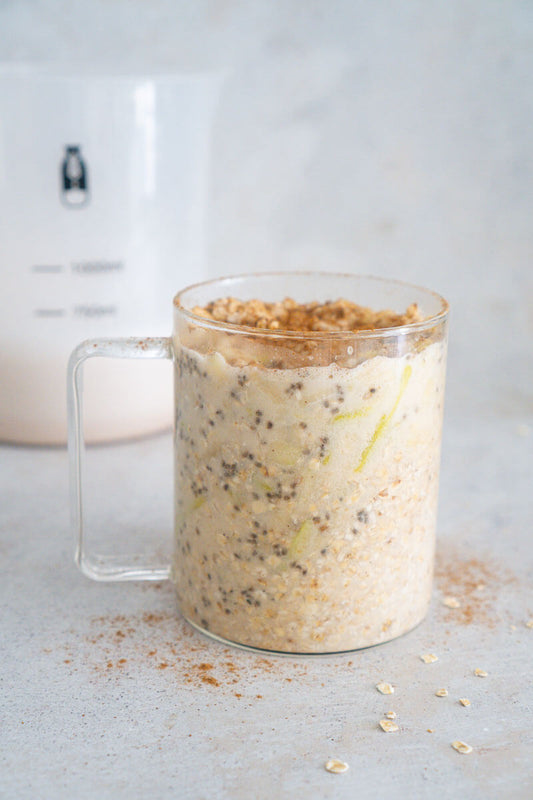 Apfelkuchen-Overnight-Oats