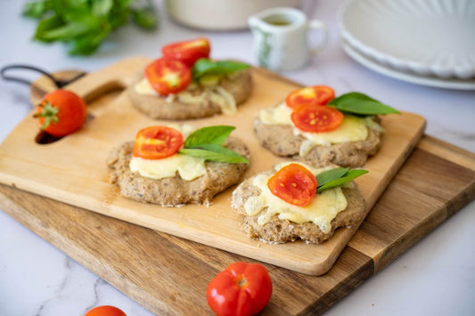 Mandelbaserade pizzabottnar