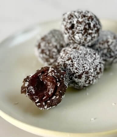 Boulettes de chocolat aux cerises