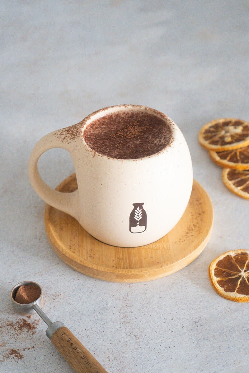 Lait au chocolat et à l'orange