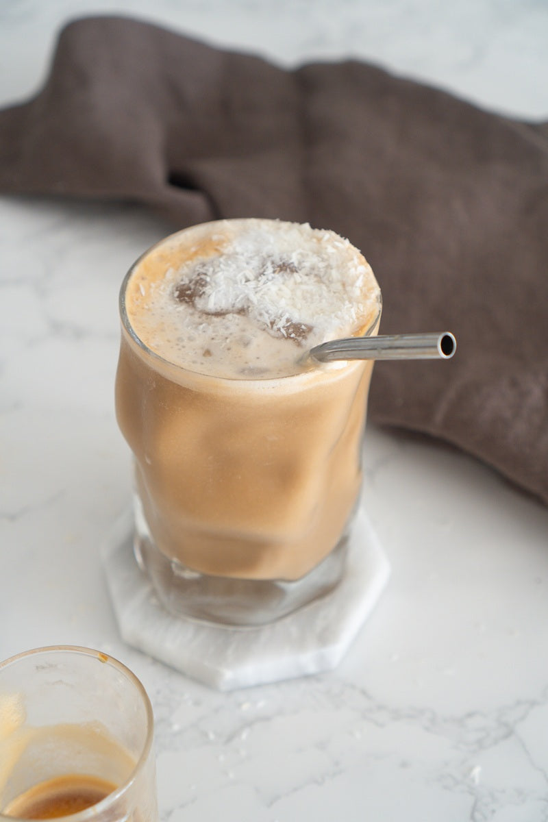 Café glacé à la noix de coco
