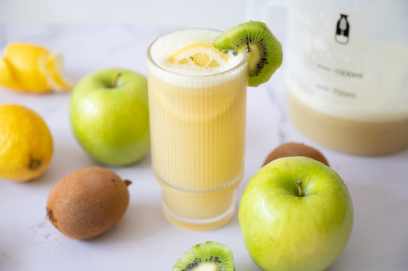 Boisson électrolytique au kiwi et à la pomme