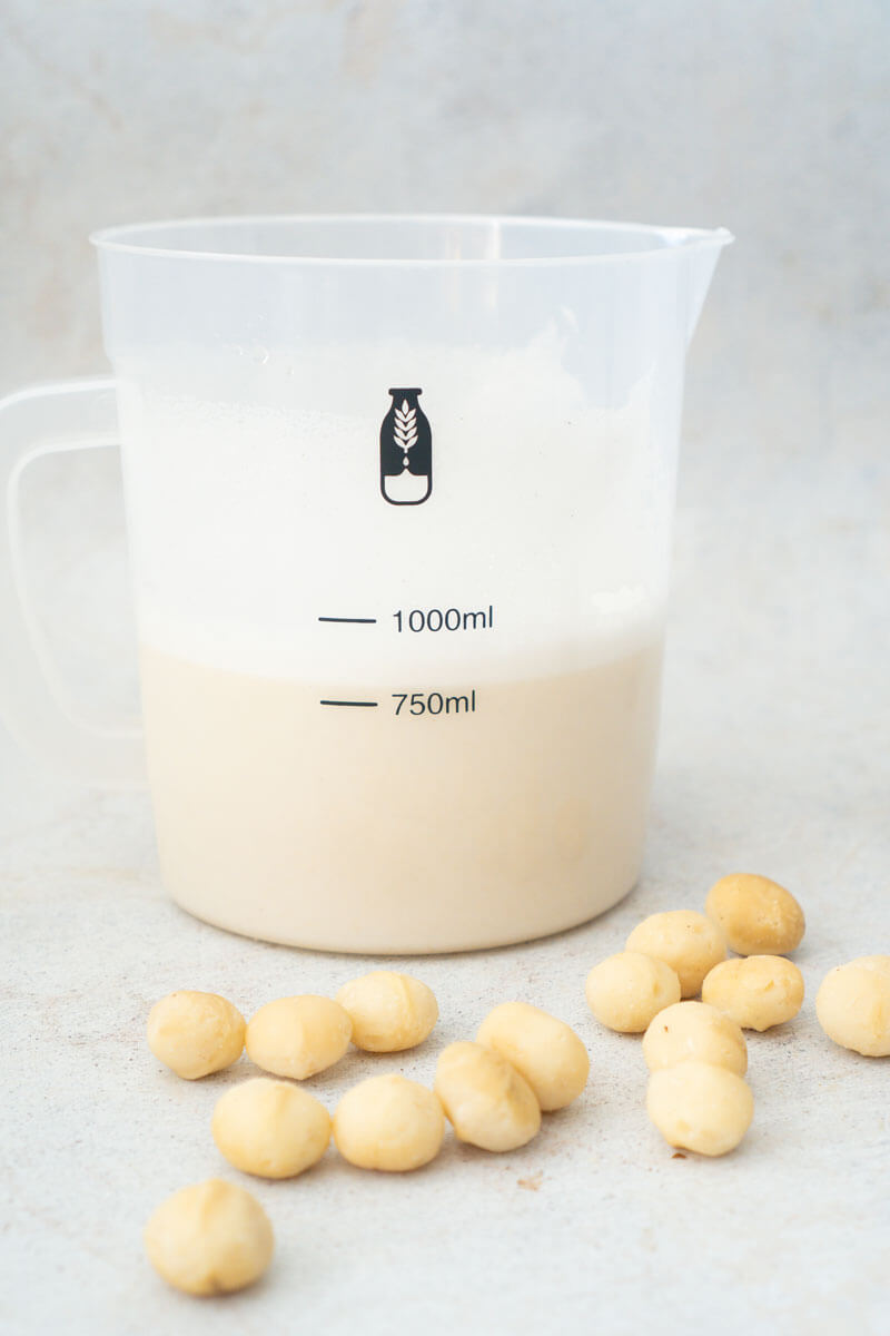 Lait de noix de macadamia