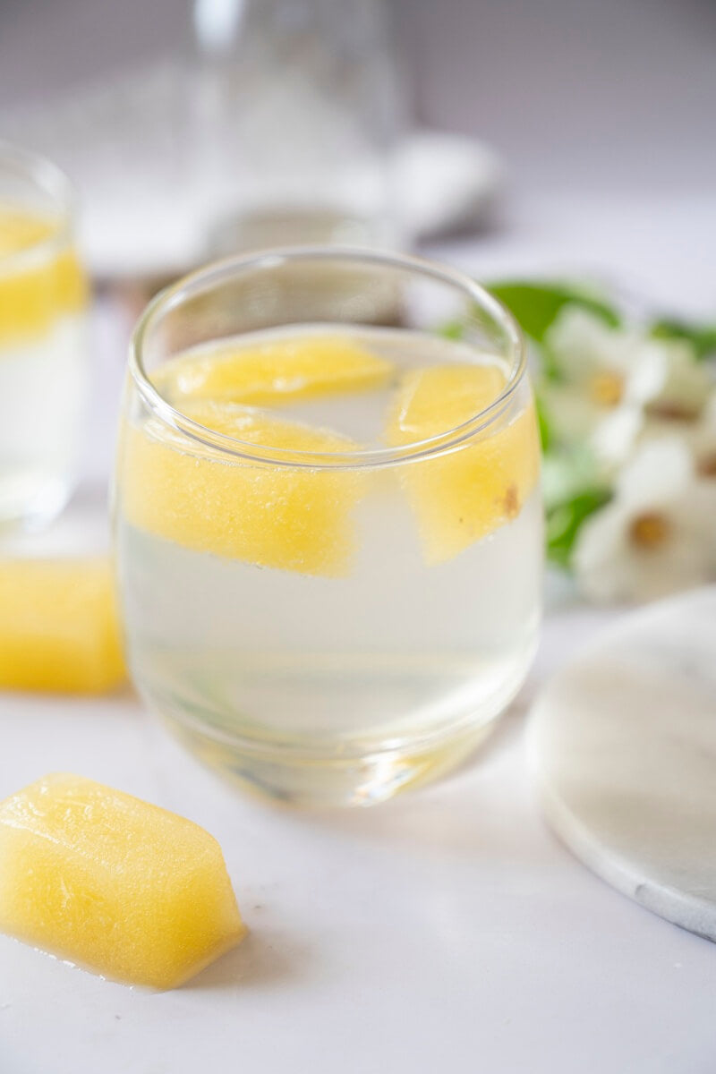 Glaçons à la pulpe de mangue