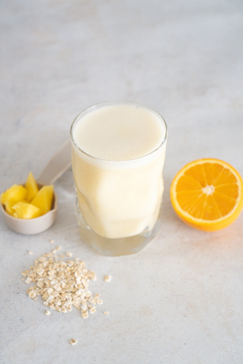 Boisson végétale avoine, orange et mangue 