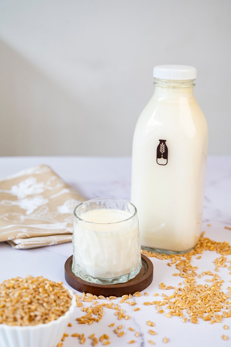 Lait d'épeautre