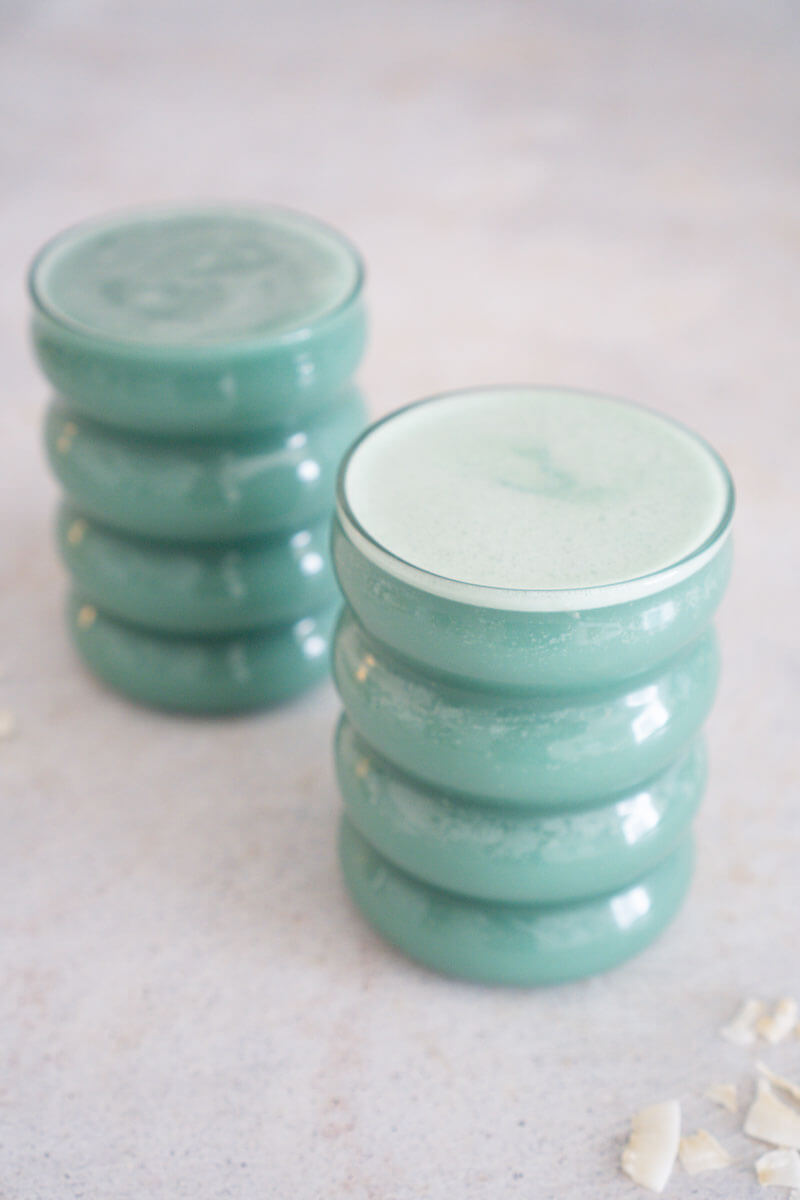 Lait à la spiruline